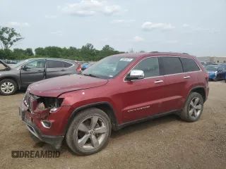 2014 Jeep Grand Cherokee Limited with VIN 1C4RJFBG9EC121729, listed as a Copart auction lot 58924075 with 120,905 mi miles and Salvage title. Bid and sale history available at DreamBid. Image 1.