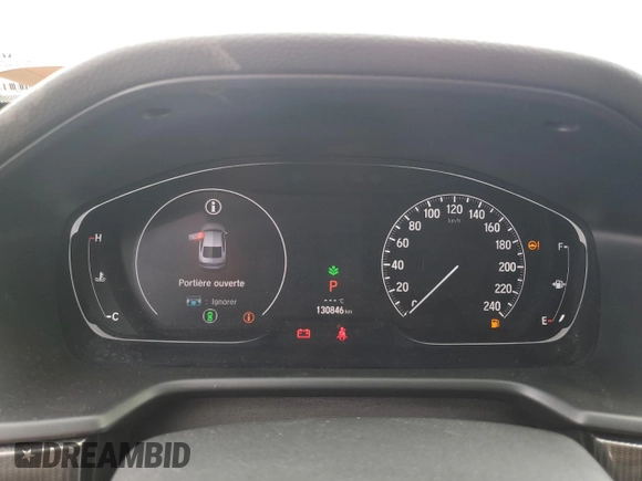 2019 Honda Accord Sport with VIN 1HGCV2F35KA802473, listed as a Copart auction lot 61715825 with 130,846 mi miles and Salvage title. Bid and sale history available at DreamBid. Image 9.