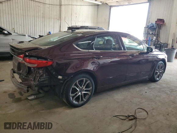 2017 Ford Fusion SE with VIN 3FA6P0HD4HR187242, listed as a Copart auction lot 53611535 with 139,947 mi miles and Salvage Title. Bid and sale history available at carsss.com. Image 3.