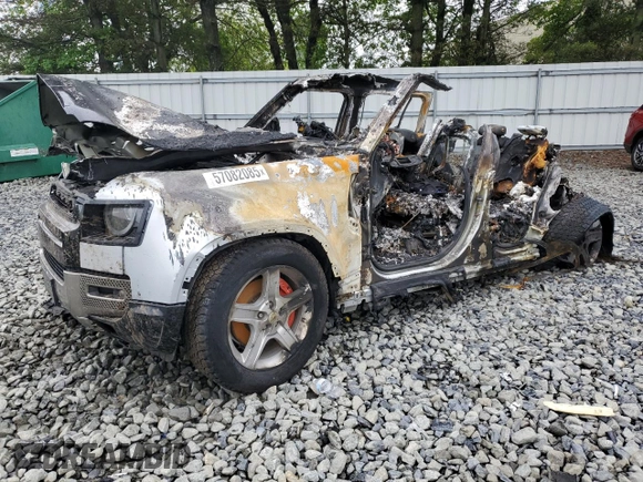 2020 Land Rover Defender X with VIN SALEX7EU4L2022316, listed as a Copart auction lot 57082085 with Not provided miles and Non repairable. Bid and sale history available at DreamBid. Image 1.