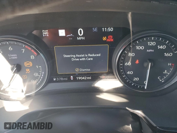 2023 Cadillac XT6 AWD Sport with VIN 1GYKPHRS9PZ162443, listed as a Copart auction lot 78462734 with 19,042 mi miles and Salvage title. Bid and sale history available at DreamBid. Image 9.