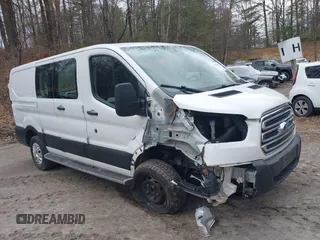 2019 Ford Transit with VIN 1FTYR1ZMXKKB21503, listed as a IAAI auction lot 41854207 with 124,415 mi miles and . Bid and sale history available at DreamBid. Image 1.