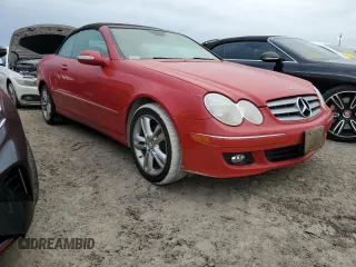 2008 Mercedes-Benz CLK 350 with VIN WDBTK56F78F241254, listed as a Copart auction lot 76552434 with Not Provided miles and Salvage Title. Bid and sale history available at DreamBid. Image 4.