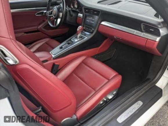 2017 Porsche 911 Carrera S with VIN WP0CB2A95HS154493, listed as a Copart auction lot 53514505 with 21,546 mi miles and Salvage Title. Bid and sale history available at DreamBid. Image 9.