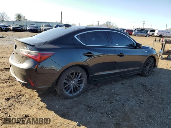 2021 Acura ILX w/Premium/A-SPEC Package with VIN 19UDE2F81MA004006, listed as a Copart auction lot 68704982 with 46,334 mi miles. Bid and sale history available at carsss.com. Image 3.