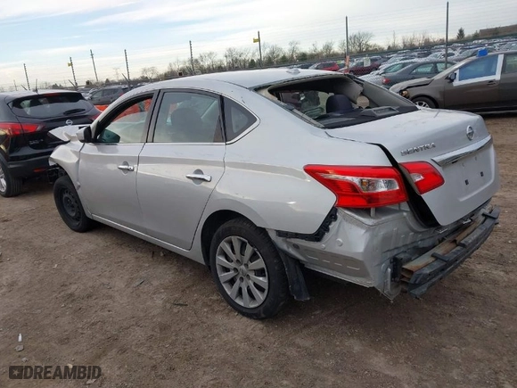 2017 Nissan Sentra SV with VIN 3N1AB7APXHL693325, listed as a IAAI auction lot 40849349 with 130,098 mi miles. Bid and sale history available at carsss.com. Image 3.