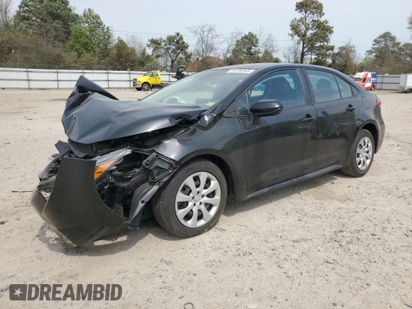 2022 Toyota Corolla LE with VIN 5YFEPMAE2NP343151, listed as a Copart auction lot 51816245 with 41,571 mi miles and Salvage Title. Bid and sale history available at carsss.com. Image 1.