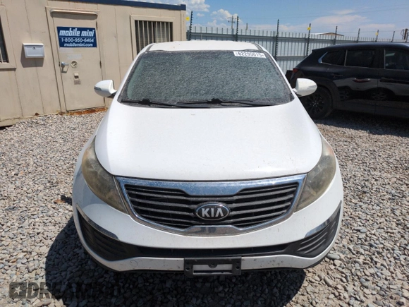 2013 Kia Sportage LX with VIN KNDPBCA26D7441199, listed as a Copart auction lot 62295015 with Not provided miles and Clean title. Bid and sale history available at DreamBid. Image 5.