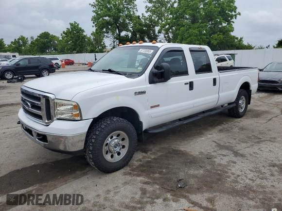 2005 Ford F-250 XL с VIN 1FTSW21PX5EC66926, выставлен на аукционе Copart как лот 57723355 с пробегом 286 827 миль миль и Списание • Salvage title. История ставок и продаж доступна на DreamBid. Изображение 1.