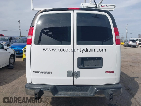 2019 GMC Savana Cargo with VIN 1GTW7AFG4K1269843, listed as a IAAI auction lot 41848438 with 70,419 mi miles. Bid and sale history available at carsss.com. Image 16.