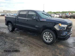 2023 Chevrolet Silverado 1500 RST with VIN 1GCUDEE82PZ183568, listed as a Copart auction lot 73256954 with 30,652 mi miles and Salvage Title. Bid and sale history available at DreamBid. Image 4.