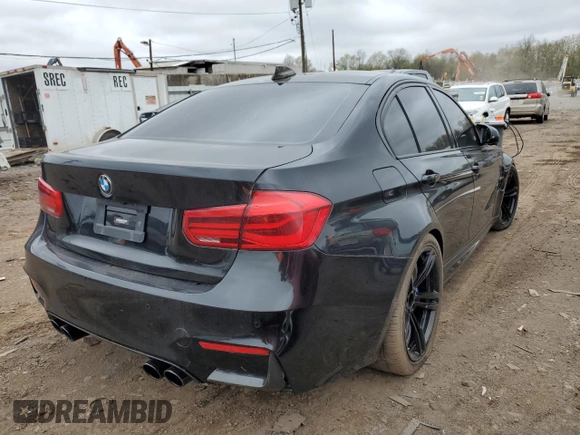 2018 BMW M3 with VIN WBS8M9C55J5J78860, listed as a Copart auction lot 51233634 with 20,728 mi miles. Bid and sale history available at carsss.com. Image 3.