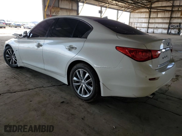 2017 Infiniti Q50 Premium with VIN JN1EV7AP9HM735109, listed as a Copart auction lot 51840745 with 95,507 mi miles and Salvage Title. Bid and sale history available at DreamBid. Image 2.
