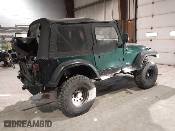 1999 Jeep Wrangler SE with VIN 1J4FY29P4XP457291, listed as a IAAI auction lot 41549758 with 133,362 mi miles and . Bid and sale history available at DreamBid. Image 4.