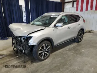 2019 Nissan Rogue SL with VIN 5N1AT2MT2KC738374, listed as a Copart auction lot 47936335 with 135,603 mi miles and Salvage Title. Bid and sale history available at DreamBid. Image 1.
