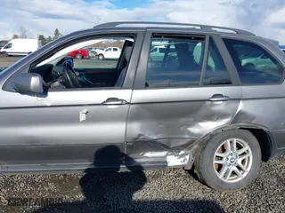 2004 BMW X5 3.0i with VIN 5UXFA13574LU36237, listed as a IAAI auction lot 41787350 with 1 mi miles. Bid and sale history available at carsss.com. Image 6.