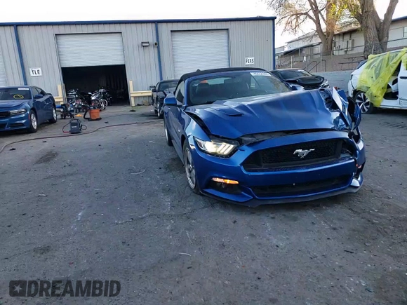 2017 Ford Mustang GT Premium with VIN 1FATP8FF4H5252731, listed as a Copart auction lot 48632395 with 43,951 mi miles and Salvage Title. Bid and sale history available at carsss.com. Image 10.