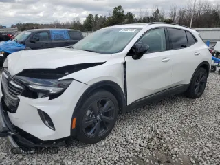 2023 Buick Envision Essence with VIN LRBFZPR40PD194724, listed as a Copart auction lot 47682195 with Not Provided miles and Salvage Title. Bid and sale history available at carsss.com. Image 1.