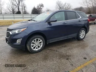 2019 Chevrolet Equinox LT with VIN 3GNAXUEV1KL253594, listed as a Copart auction lot 43508995 with 107,330 mi miles and Salvage Title. Bid and sale history available at carsss.com. Image 1.