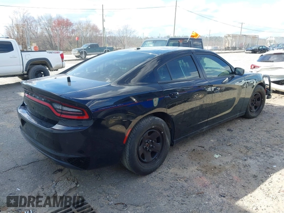 2021 Dodge Charger Police with VIN 2C3CDXAT1MH684680, listed as a IAAI auction lot 41618450 with Not provided miles and . Bid and sale history available at DreamBid. Image 4.