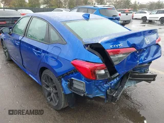 2024 Honda Civic Sedan Sport with VIN 2HGFE2F55RH584562, listed as a IAAI auction lot 41781736 with 4,841 mi miles. Bid and sale history available at carsss.com. Image 18.
