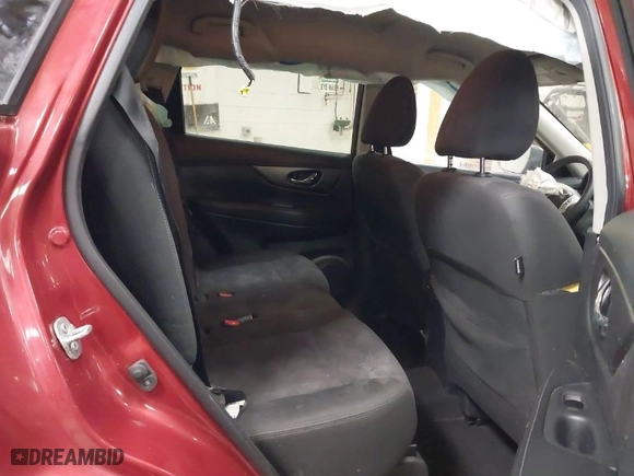 2016 Nissan Rogue SV with VIN KNMAT2MV5GP637450, listed as a IAAI auction lot 41613580 with 109548 miles. Bid and sale history available at carsss.com. Image 8.
