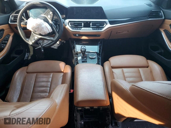 2019 BMW 3 Series 330i xDrive with VIN WBA5R7C5XKAJ85843, listed as a Copart auction lot 50716225 with Not Provided miles and Salvage Title. Bid and sale history available at carsss.com. Image 8.