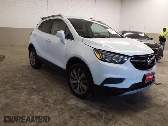 2017 Buick Encore Preferred with VIN KL4CJESB4HB029288, listed as a IAAI auction lot 41598638 with 100,908 mi miles and . Bid and sale history available at carsss.com. Image 1.