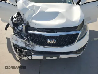 2015 Kia Sportage LX with VIN KNDPB3ACXF7762206, listed as a Copart auction lot 50105285 with 216,190 mi miles and Salvage Title. Bid and sale history available at DreamBid. Image 14.