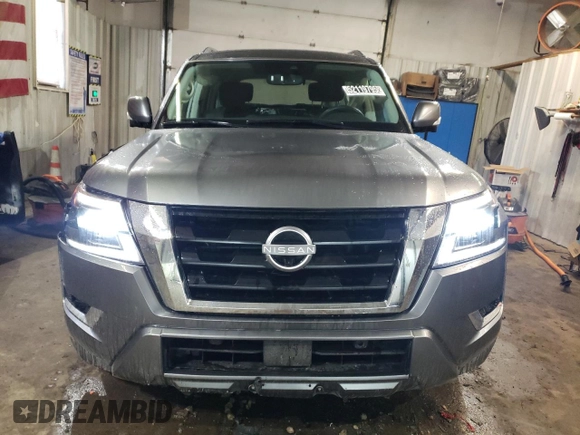 2023 Nissan Armada SL with VIN JN8AY2BD9P9693086, listed as a Copart auction lot 52119795 with 46,439 mi miles and Clean Title. Bid and sale history available at carsss.com. Image 5.