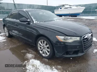 2013 Audi A6 2.0T Premium Plus with VIN WAUGFAFCXDN014319, listed as a IAAI auction lot 41162063 with 122,877 mi miles. Bid and sale history available at carsss.com. Image 1.