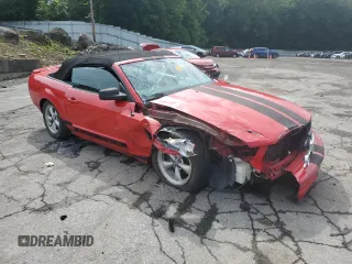 2007 Ford Mustang Deluxe with VIN 1ZVFT84N675331505, listed as a Copart auction lot 63427135 with 188,628 mi miles and Salvage title. Bid and sale history available at DreamBid. Image 4.