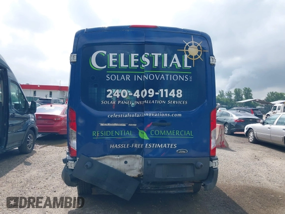 2017 Ford Transit with VIN 1FTYR2CM6HKA93982, listed as a IAAI auction lot 42689760 with 59,375 mi miles and . Bid and sale history available at DreamBid. Image 16.