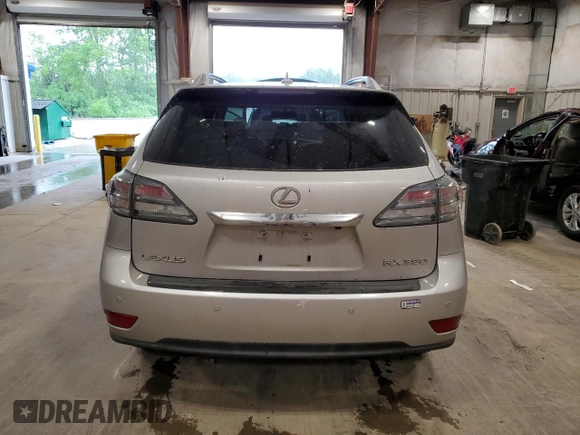2010 Lexus RX 350 with VIN JTJBK1BA6A2007844, listed as a Copart auction lot 60729005 with 95,524 mi miles and Clean title. Bid and sale history available at DreamBid. Image 6.