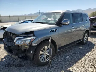2016 Infiniti QX80 with VIN JN8AZ2NE6G9122933, listed as a Copart auction lot 67000034 with 172,925 mi miles and Salvage Title. Bid and sale history available at carsss.com. Image 1.