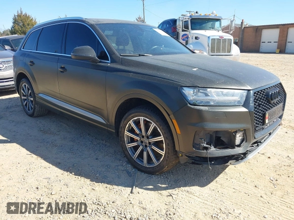 2017 Audi Q7 Premium Plus z VIN WA1LAAF76HD047018, wystawiony jako IAAI lot #41657235 z przebiegiem 159 375 mil mil oraz . Historia ofert i sprzedaży dostępna na DreamBid. Obrazek 1.