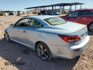 2010 Lexus IS 250 C with VIN JTHFF2C28A2513695, listed as a Copart auction lot 53727825 with 47,955 mi miles and Salvage title. Bid and sale history available at DreamBid. Image 2.