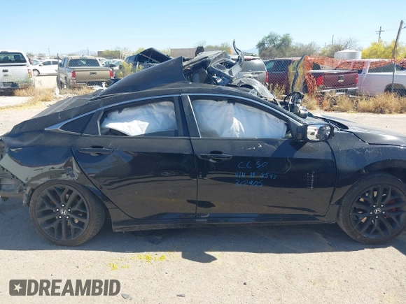 2020 Honda Civic Si with VIN 2HGFC1E58LH708543, listed as a IAAI auction lot 42055171 with Not Provided miles and . Bid and sale history available at DreamBid. Image 12.