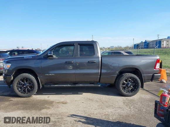 2021 Ram 1500 Big Horn with VIN 1C6SRFBT3MN741025, listed as a IAAI auction lot 41899873 with 46,530 mi miles. Bid and sale history available at carsss.com. Image 14.