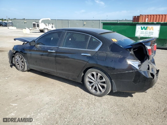 2014 Honda Accord Sedan Sport with VIN 1HGCR2F50EA307348, listed as a Copart auction lot 47964825 with 150,763 mi miles and Salvage Title. Bid and sale history available at carsss.com. Image 2.