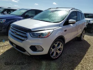 2017 Ford Escape Titanium with VIN 1FMCU0JD1HUA20454, listed as a Copart auction lot 74551324 with 0 mi miles and Non Repairable. Bid and sale history available at carsss.com. Image 1.