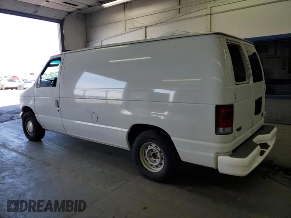 2001 Ford Econoline Cargo with VIN 1FTRE14291HA69623, listed as a Copart auction lot 50031845 with 103,169 mi miles and Salvage Title. Bid and sale history available at carsss.com. Image 2.