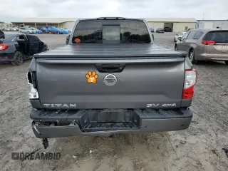 2021 Nissan Titan SV with VIN 1N6AA1ED8MN534176, listed as a Copart auction lot 54574785 with 25,360 mi miles and Salvage title. Bid and sale history available at DreamBid. Image 6.