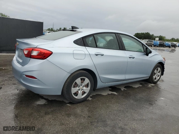 2017 Chevrolet Cruze LS with VIN 1G1BC5SM6H7281214, listed as a Copart auction lot 52080735 with 81,101 mi miles and Salvage Title. Bid and sale history available at carsss.com. Image 3.