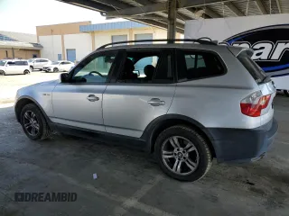 2005 BMW X3 3.0i with VIN WBXPA93485WD06369, listed as a Copart auction lot 53338435 with 102,443 mi miles and Clean Title. Bid and sale history available at carsss.com. Image 2.