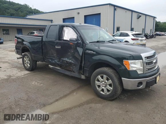 2013 Ford F-150 XL with VIN 1FTFX1EF6DFA66130, listed as a Copart auction lot 63207265 with 190,147 mi miles and Salvage title. Bid and sale history available at DreamBid. Image 4.
