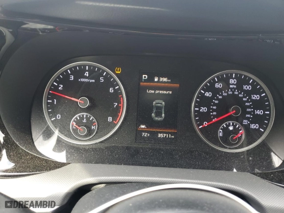2022 Kia K5 GT-Line with VIN 5XXG64J29NG157522, listed as a Copart auction lot 44233025 with 35,711 mi miles and Salvage Title. Bid and sale history available at carsss.com. Image 9.