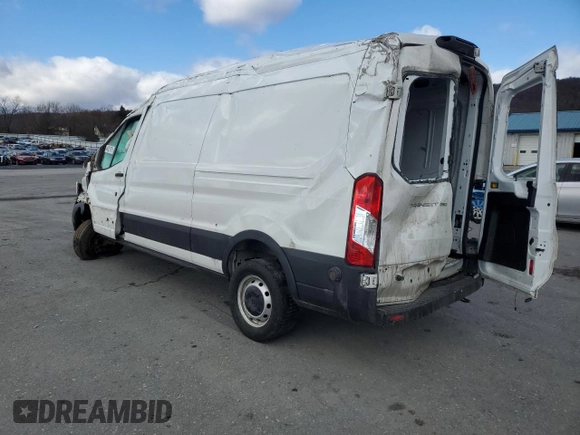 2019 Ford Transit with VIN 1FTYR2CM7KKB65988, listed as a Copart auction lot 56770645 with Not Provided miles and Salvage Title. Bid and sale history available at DreamBid. Image 2.