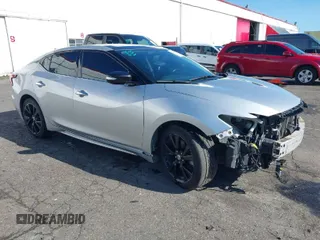 2018 Nissan Maxima SV with VIN 1N4AA6AP6JC378989, listed as a IAAI auction lot 41681787 with 85,201 mi miles. Bid and sale history available at carsss.com. Image 1.