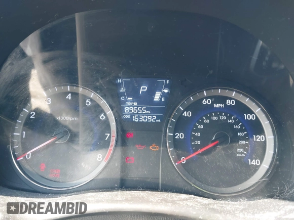 2014 Hyundai Accent GS with VIN KMHCT5AE9EU151393, listed as a IAAI auction lot 41571254 with 163,092 mi miles. Bid and sale history available at carsss.com. Image 7.